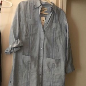 Light blue Women’s Guayabera Dress